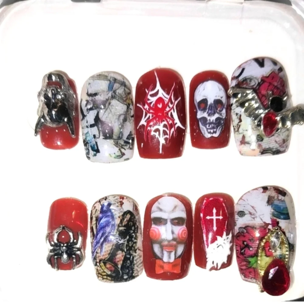 Handmade gothic nail